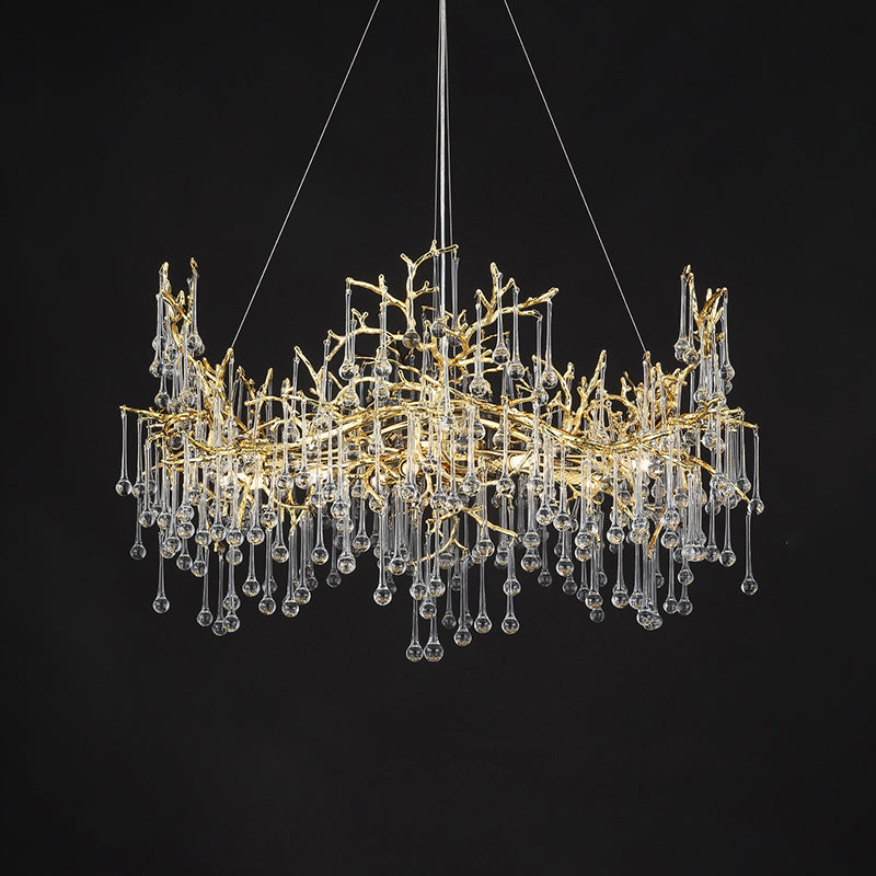 WATERDROPS Chandelier Chandelier in Crystal by Lampadom - view 17