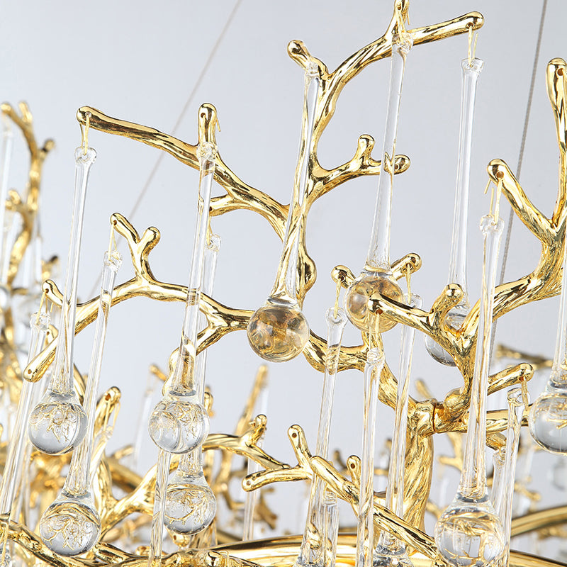 WATERDROPS Chandelier Chandelier in Crystal by Lampadom - view 17