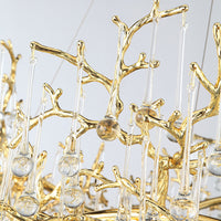 WATERDROPS Chandelier Chandelier in Crystal by Lampadom - view 17