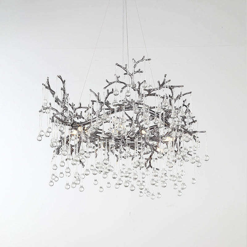WATERDROPS Chandelier Chandelier in Crystal by Lampadom - view 17