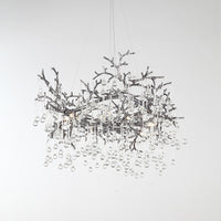 WATERDROPS Chandelier Chandelier in Crystal by Lampadom - view 17