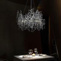 WATERDROPS Chandelier Chandelier in Crystal by Lampadom - view 17