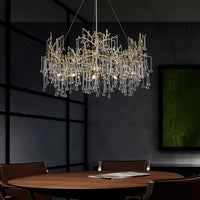 WATERDROPS Chandelier Chandelier in Crystal by Lampadom - view 17