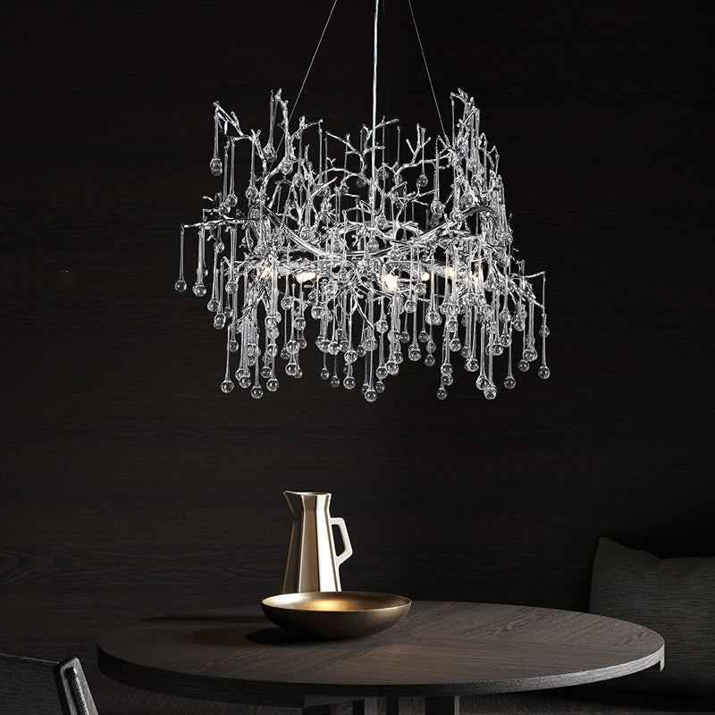 WATERDROPS Chandelier Chandelier in Crystal by Lampadom - view 17