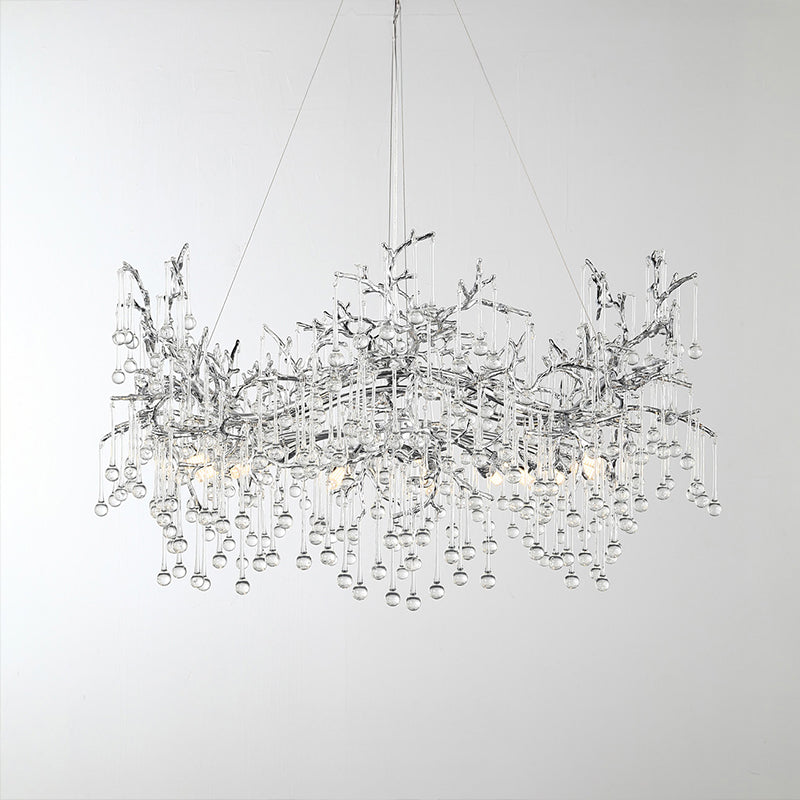 WATERDROPS Chandelier Chandelier in Crystal by Lampadom - view 17