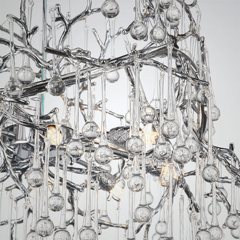WATERDROPS Chandelier Chandelier in Crystal by Lampadom - view 17