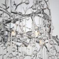 WATERDROPS Chandelier Chandelier in Crystal by Lampadom - view 17