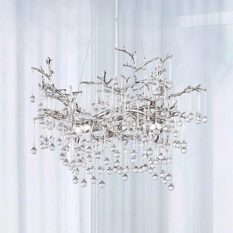 WATERDROPS Chandelier Chandelier in Crystal by Lampadom - view 17