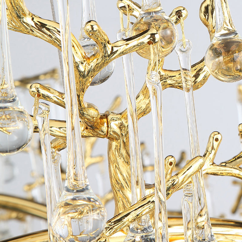 WATERDROPS Chandelier Chandelier in Crystal by Lampadom - view 17