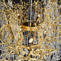 WATERDROPS WIDE Chandelier Chandelier in Crystal by Lampadom - view 15