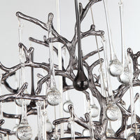 WATERDROPS WIDE Chandelier Chandelier in Crystal by Lampadom - view 15