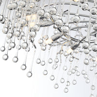 WATERDROPS WIDE Chandelier Chandelier in Crystal by Lampadom - view 15