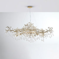 WATERDROPS WIDE Chandelier Chandelier in Crystal by Lampadom - view 15
