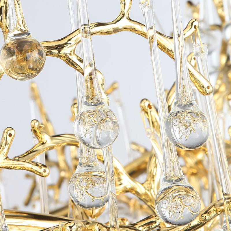 WATERDROPS WIDE Chandelier Chandelier in Crystal by Lampadom - view 15