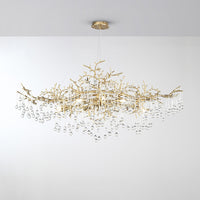 WATERDROPS WIDE Chandelier Chandelier in Crystal by Lampadom - view 15