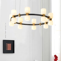 WENDEL Ring Chandelier by Lampadom - top view