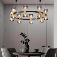 WENDEL Ring Chandelier by Lampadom - angle view