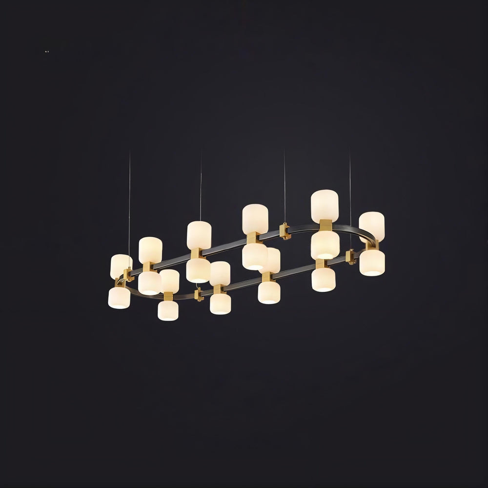 WENDEL Ring Chandelier by Lampadom - angle view