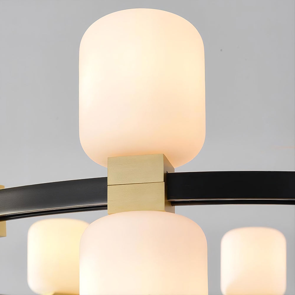 WENDEL Ring Chandelier by Lampadom - side view