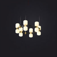 WENDEL Ring Chandelier by Lampadom - side view