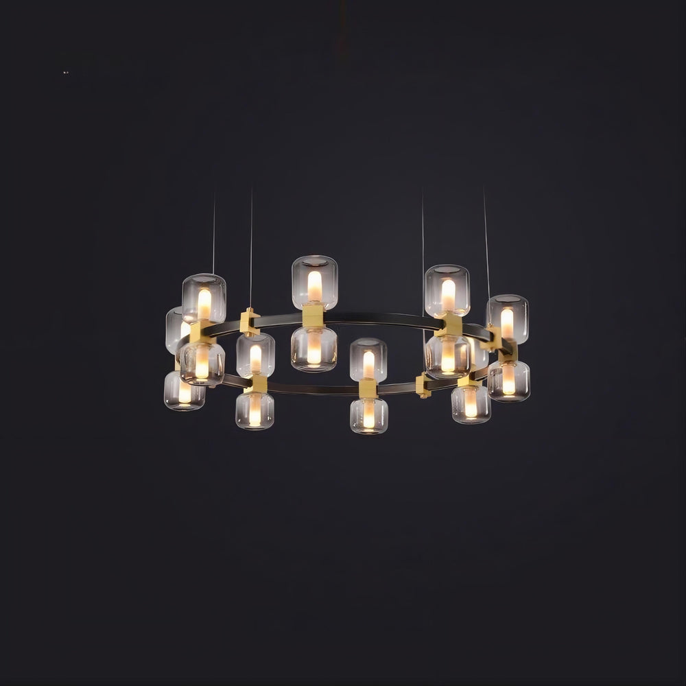 WENDEL Ring Chandelier by Lampadom - top view