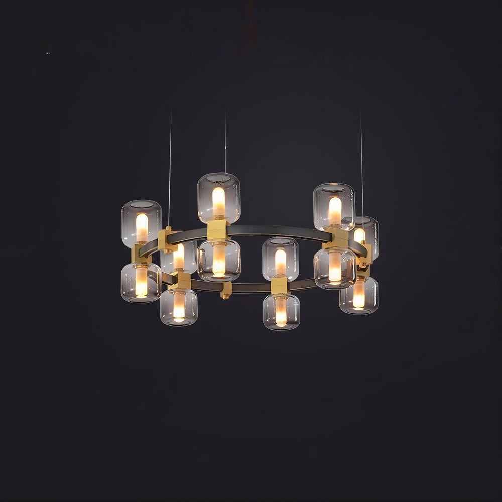 WENDEL Ring Chandelier by Lampadom - close-up