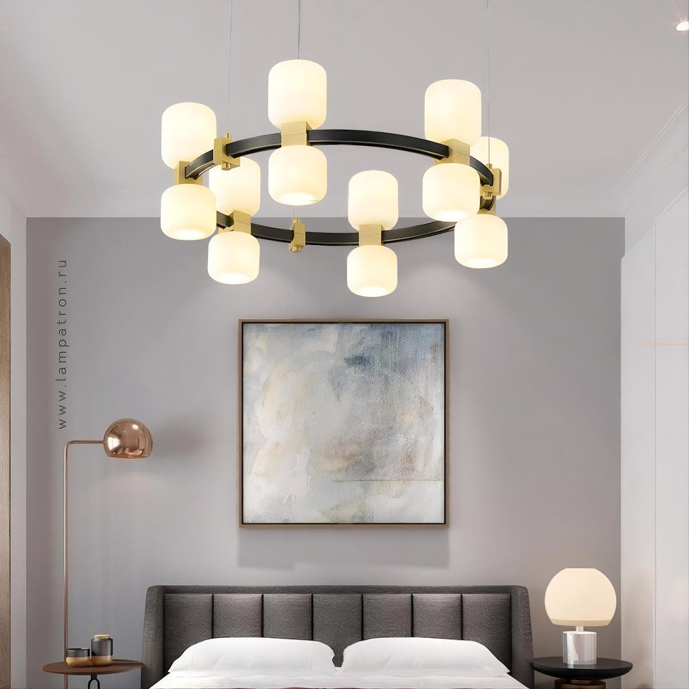 WENDEL Ring Chandelier by Lampadom - top view