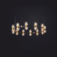 WENDEL Ring Chandelier by Lampadom - side view
