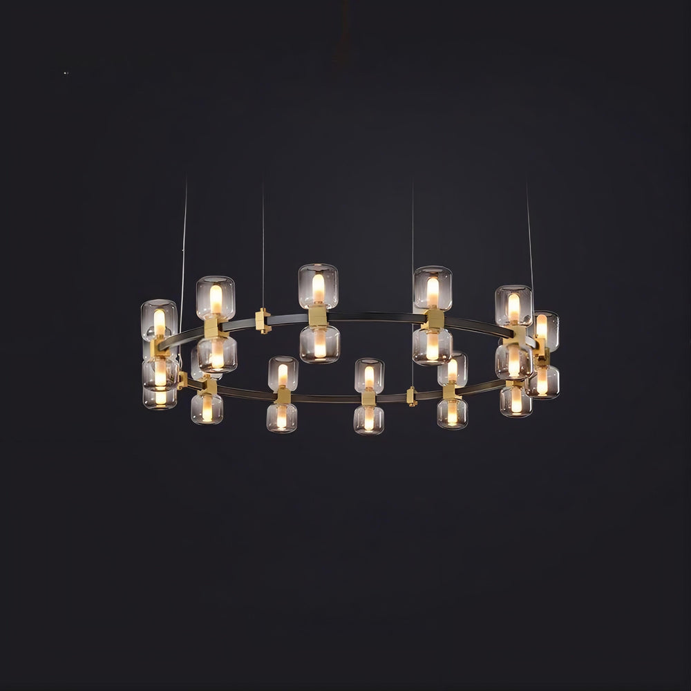 WENDEL Ring Chandelier by Lampadom - detail view