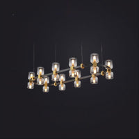 WENDEL Ring Chandelier by Lampadom - side view