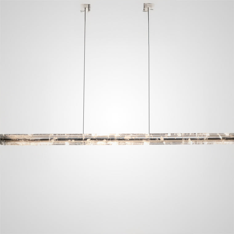WILNER Linear Chandelier by Lampadom - close-up