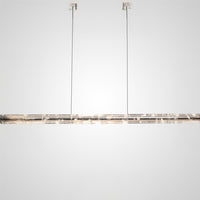 WILNER Linear Chandelier by Lampadom - close-up