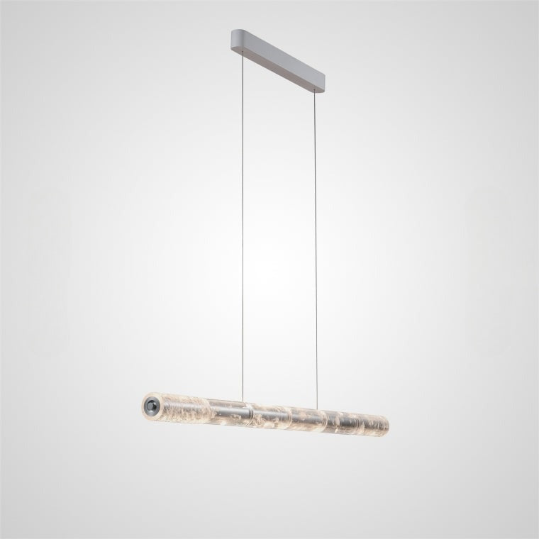 WILNER Linear Chandelier by Lampadom - side view