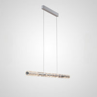 WILNER Linear Chandelier by Lampadom - side view