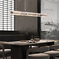 WILNER Linear Chandelier by Lampadom - detail view