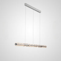 WILNER Linear Chandelier by Lampadom - close-up