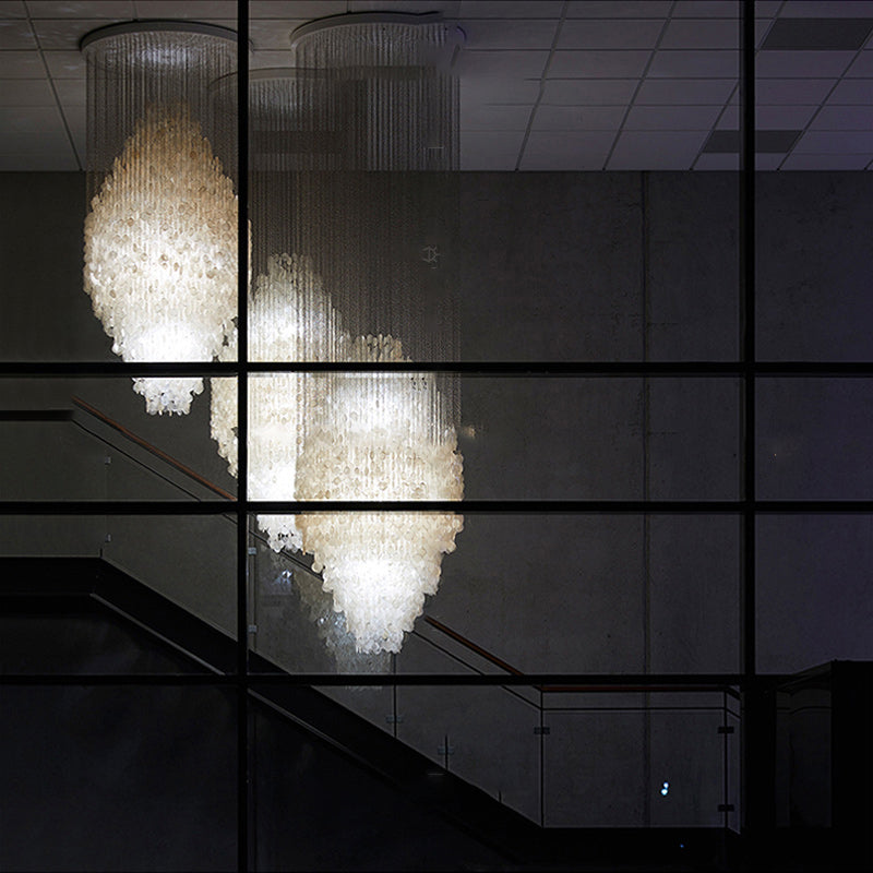 WITNEY A Chandelier by Lampadom - scale reference