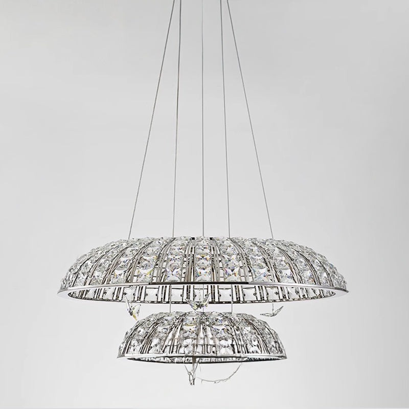 WITOLD Ring Chandelier by Lampadom - side view