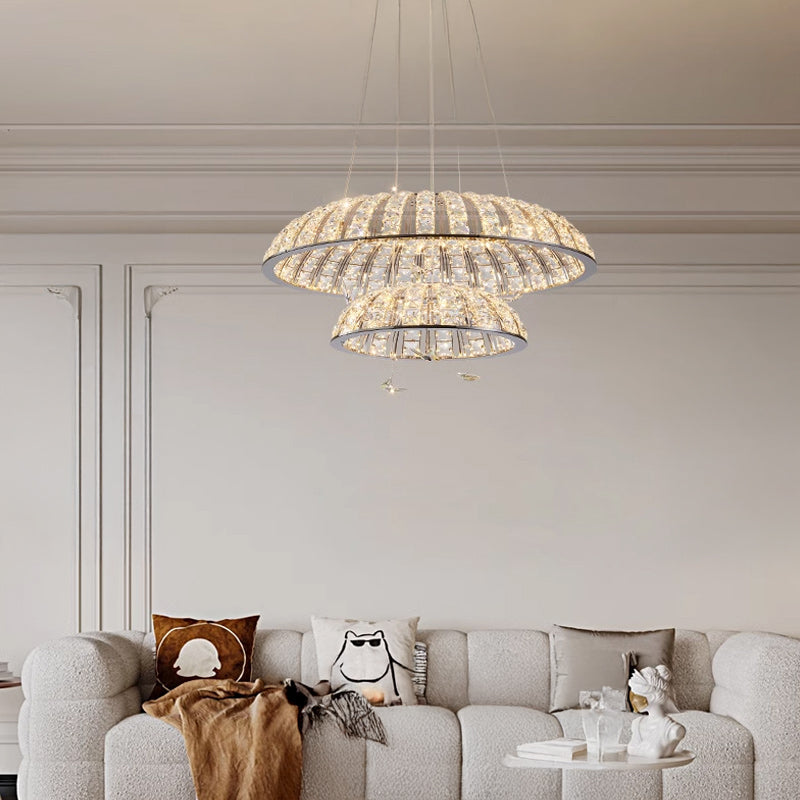 WITOLD Ring Chandelier by Lampadom - top view