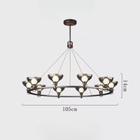 WOLFGANG Ring Chandelier by Lampadom - scale reference