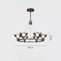 WOLFGANG Ring Chandelier by Lampadom - close-up