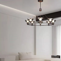 WOLFGANG Ring Chandelier by Lampadom - scale reference