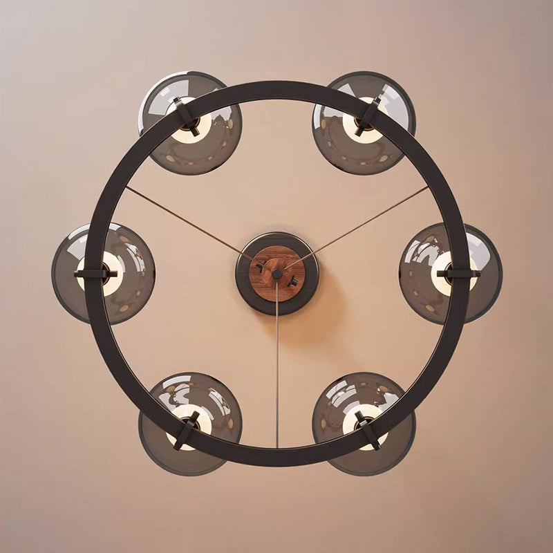 WOLFGANG Ring Chandelier by Lampadom - side view