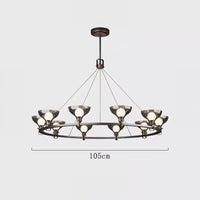 WOLFGANG Ring Chandelier by Lampadom - side view