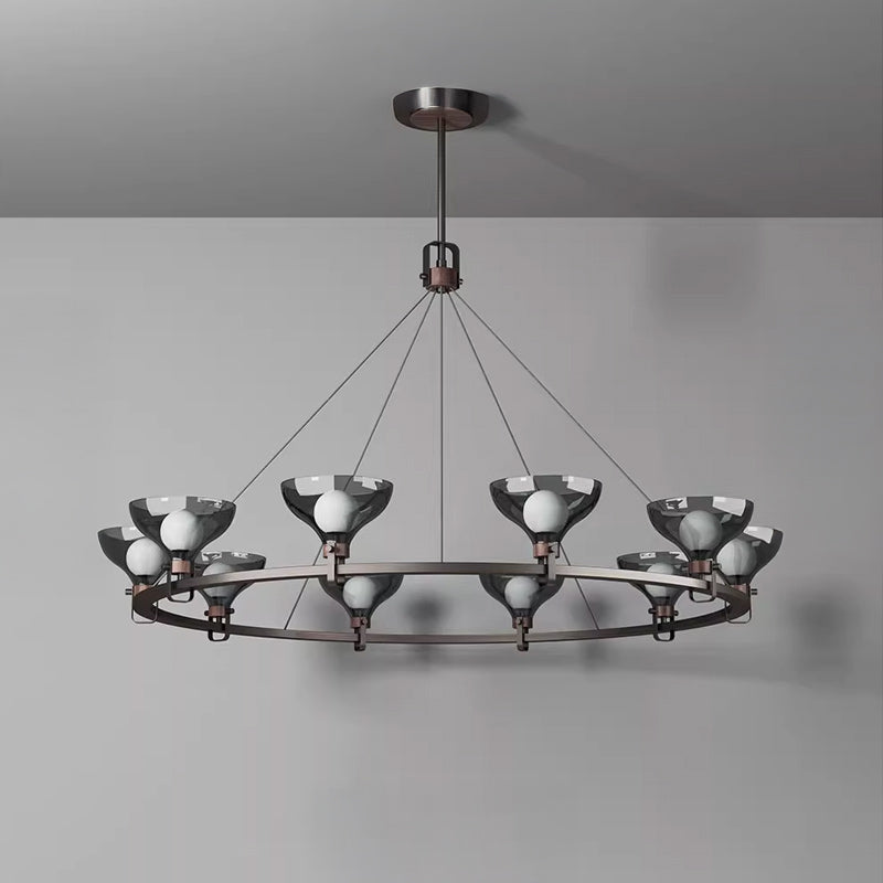 WOLFGANG Ring Chandelier by Lampadom - angle view
