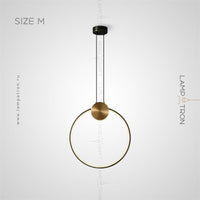WOLKE Pendant by Lampadom - side view