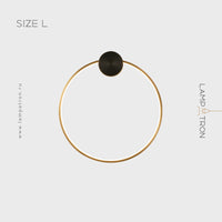WOLKE Wall Light by Lampadom - scale reference