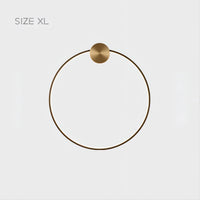 WOLKE Wall Light by Lampadom - scale reference