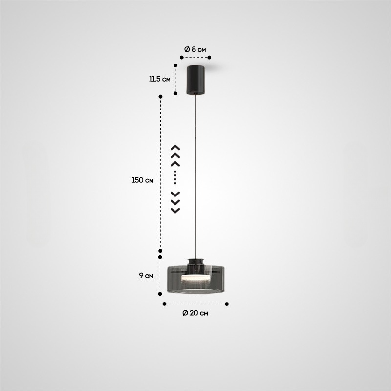 WOLTER Pendant by Lampadom - close-up