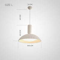 YGGE Pendant by Lampadom - scale reference
